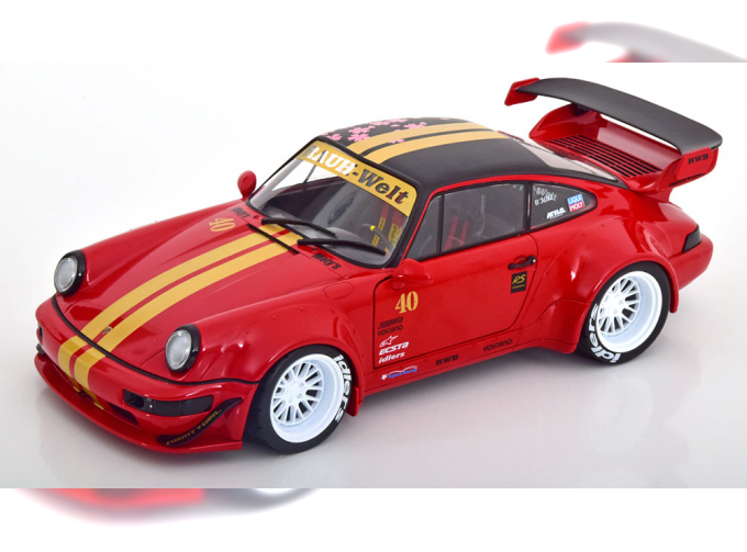 PORSCHE 911 964 RWB Red Suzuka (2021), red met