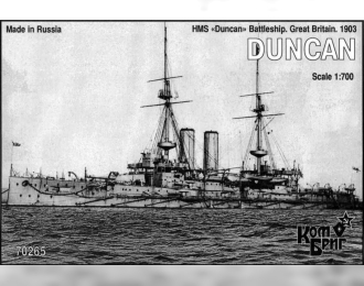 Сборная модель HMS Duncan Эскадренный броненосец 1903