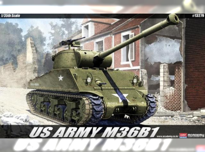 Сборная модель САУ U.S. ARMY M36B1