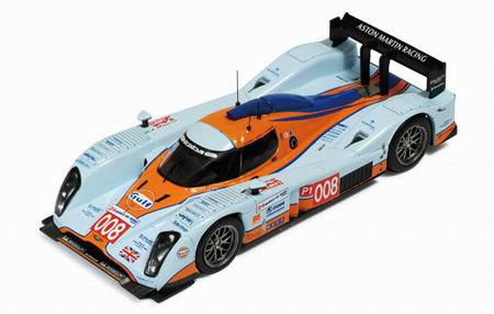 LOLA ASTON MARTIN 008 LMP1 11th Le Mans (A.Davidson - Darren Turner - Jos Verstappen) 2009, голубой с оранжевым