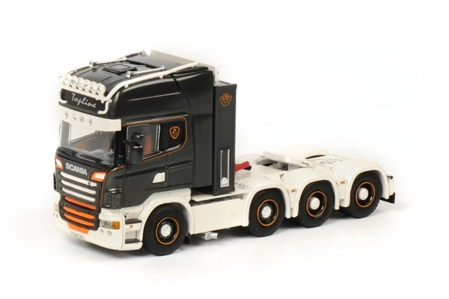 SCANIA R Topline, Premium Line 1:50, бело-черный
