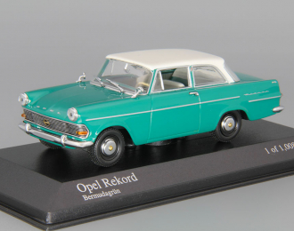 OPEL Rekord (1960), green / white