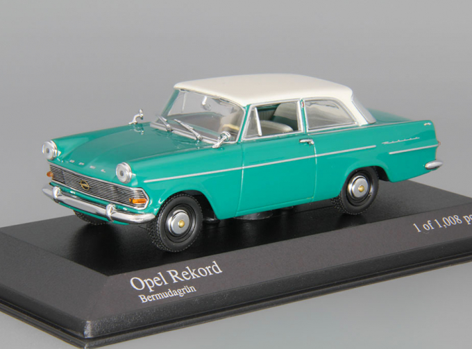 OPEL Rekord (1960), green / white