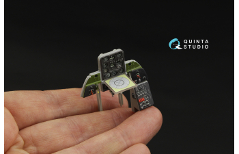 3D Декаль интерьера кабины пилота SBD-3/SBD-4 Dauntless (Trumpeter)