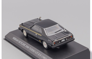 NISSAN Skyline 2000 turbo GT-E-S (1980), black