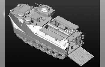 Сборная модель Десантно-гусеничная машина-амфибия AAVP-7 c UWGS (морская пехота США)