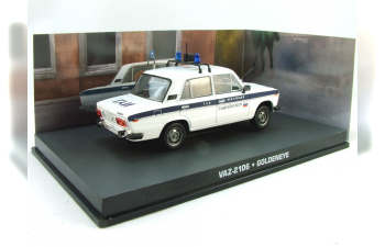 Волжский 2106 Goldeneye, серия James Bond Car Collection 113, белый