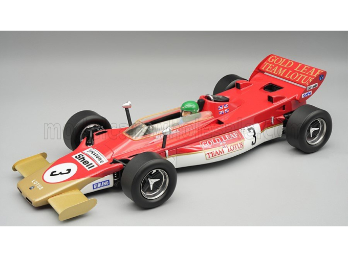 LOTUS F1 56B N 3 BRITISH GP (with pilot figure) Reine Wisell (1971)