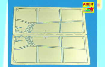 Фототравление для Side skirts for Jagdtiger