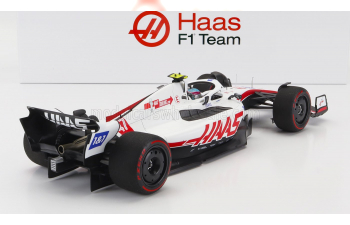 HAAS F1 Vf-22 Ferrari Team Haas N47 8th (first Points) Silverstone British Gp (2022) Mick Schumacher, White Black Red