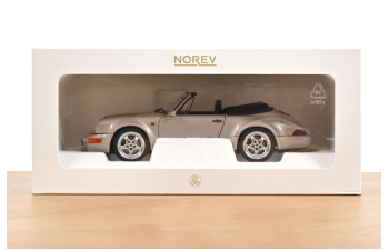 PORSCHE 911 964 Turbo LOOK Cabriolet (1992), silver