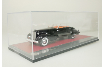 CADILLAC V16 Dual Cowl Sport Pheaton open (1937) , black