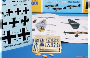 Сборная модель Junkers Ju 87D-3 Stuka ‘Stuka Experten’
