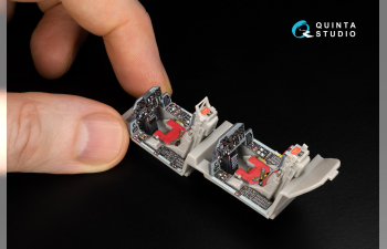 Декаль интерьера кабины Kawasaki T-4 (Hasegawa) (с 3D-печатными деталями)