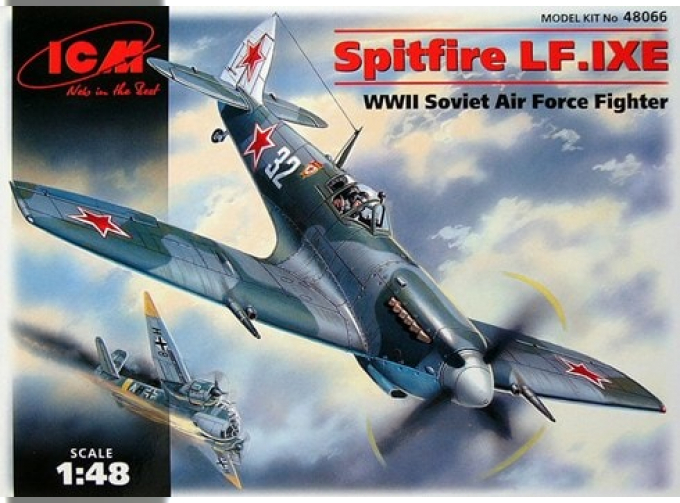 Сборная модель Spitfire LF. IX, истребитель ВВС СССР