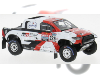 TOYOTA GR DKR Hilux Evo T1+№225 Rally Dakar H.Lategan-B.Cummings (2022), red/white