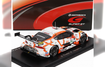 TOYOTA Supra Gr Team Tgr Tom's №36 Gt500 Class Super Gt (2024) Sho Tsuboi - Kenta Yamashita, White Orange