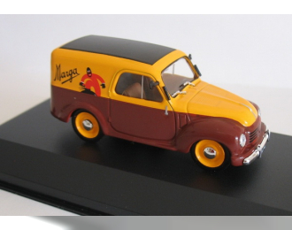 FIAT 500 C Furgoncino "MARGA" (1950), yellow / brown