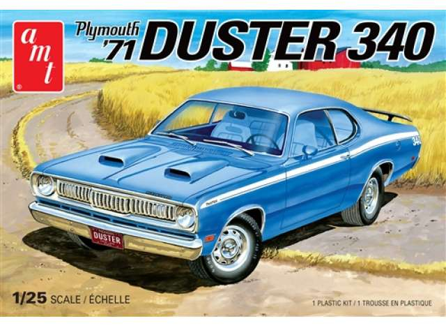 Сборная модель Plymouth Duster 340, plastic modelkit 1971