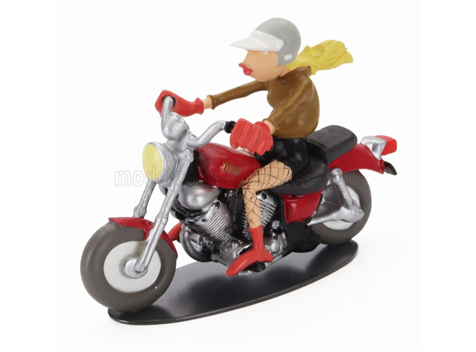 YAMAHA 5.35 Virago Eva Nikesseba - Motorcycle, Red Grey