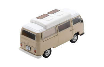 VOLKSWAGEN T2a Camping Bus (1967), beige / white