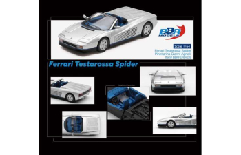 FERRARI Testarossa, Spider Pininfarina Gianni Agnelli (1989), silver