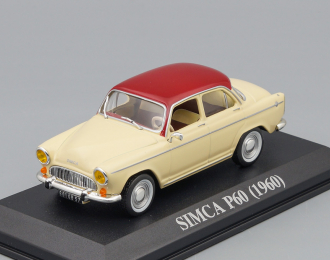 SIMCA P60 1960, beige / maroon