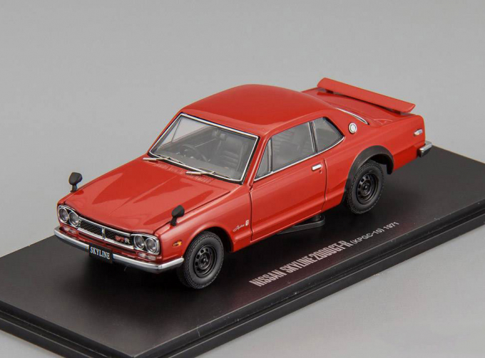 NISSAN Skyline 2000 GT-R KPGC10 (1971), red 