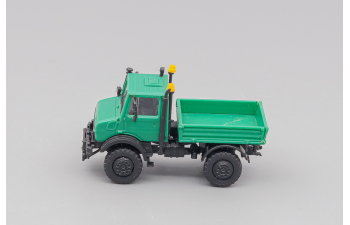 MERCEDES-BENZ Unimog Euro I mit Tieflader 4a, green