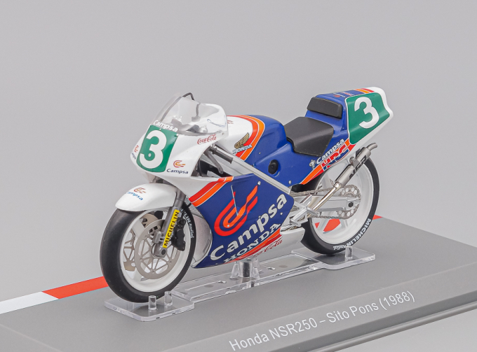 Sito Pons 1988 - Honda NSR 250, Porte-Revue Moto GP