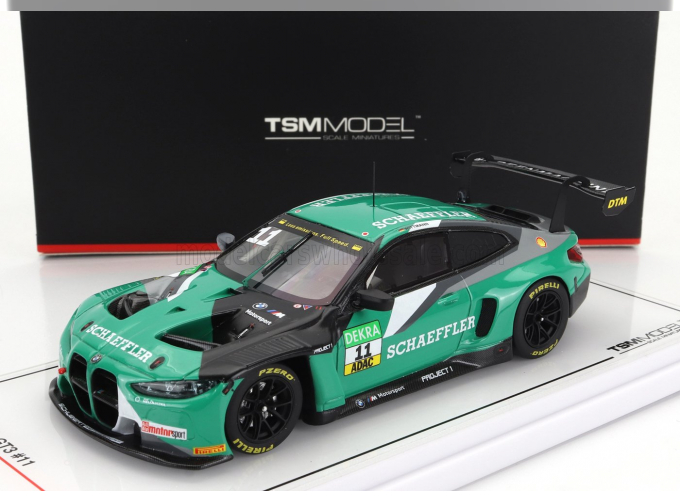 BMW 4-series M4 Gt3 Team Project 1 №11 Dtm Season (2023) M.Wittmann, Green Black