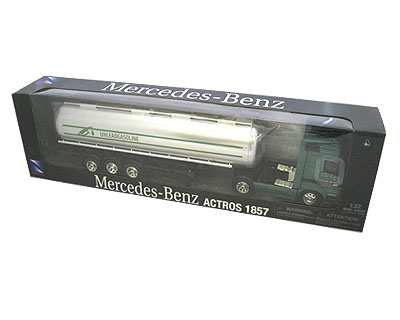MERCEDES-BENZ ACTROS 1857 трейлер цистерна 1:32, зеленый