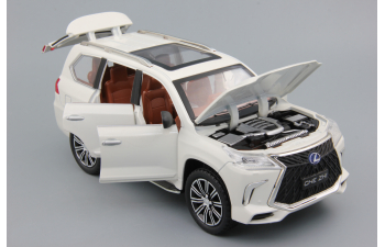 LEXUS LX570, white