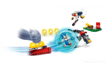 Сборная модель Sonic The Hedgehog - Sonic's Campfire Clash - 177 Pezzi - 177 Pcs, Various
