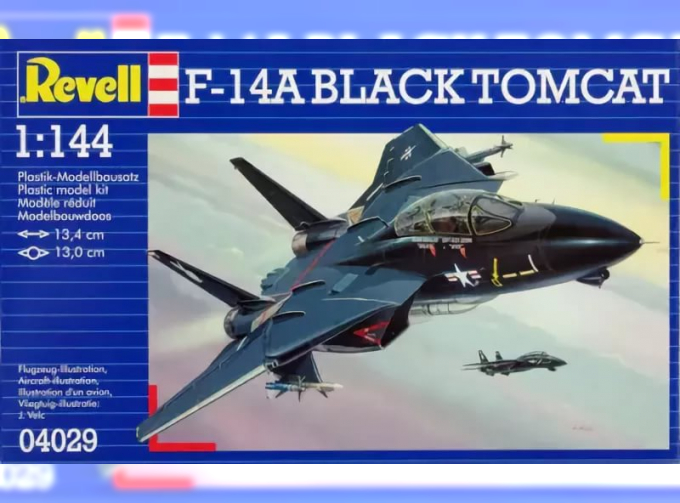 Сборная модель Американский истребитель Grumman F-14A Black Tomcat