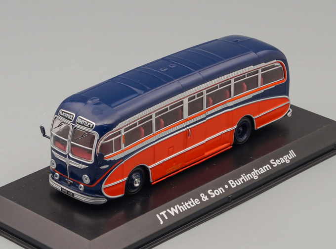 LEYLAND Tiger Cub Burlingham Seagull Coach "J.T.Whittle & Sons" 1951 Blue / Red