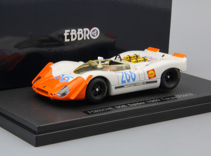 PORSCHE 908 Spider Targa Florio #266 (1969), white