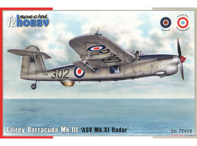 Сборная модель Fairey Barracuda Mk.III 'ASV Mk.XI Radar'
