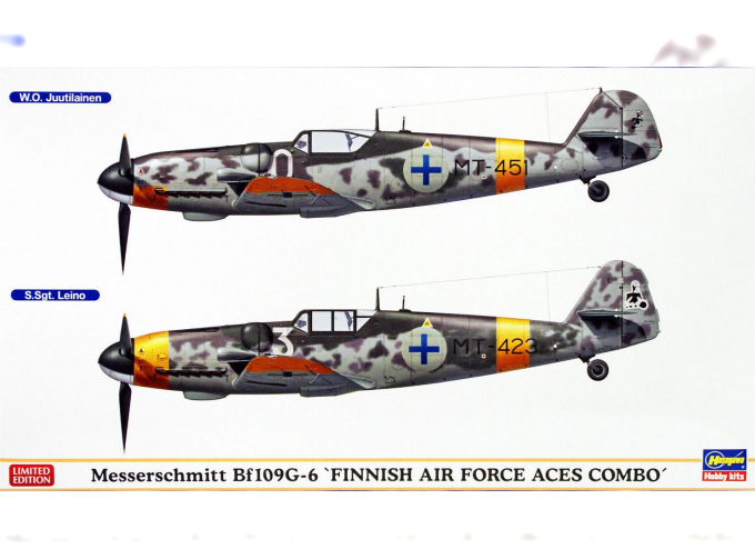 Сборная модель Немецкий истребитель Messerschmitt Bf.109 G-6 ВВС Финляндии (Финские асы COMBO)