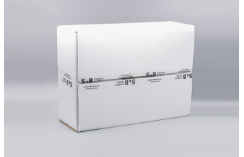 Коробка боксов белый подиум (155 х 90 х 70 мм), 20шт.