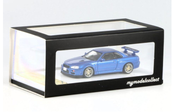NISSAN Skyline GT-R R34 V-Spec, blue