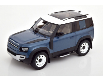 LAND ROVER Defender 90 with acessories (2020), bluemetallic white