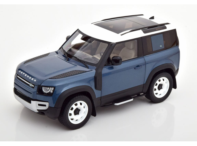 LAND ROVER Defender 90 with acessories (2020), bluemetallic white
