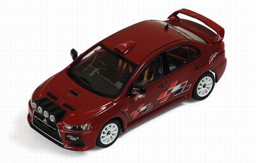 MITSUBISHI LANCER Evo X - RALLIART - 2008 Rally Presentation Version (дорожная версия), red