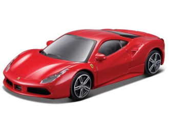FERRARI 488 GTB, red