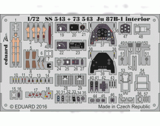 Фототравление для Ju 87B-1 interior