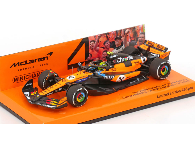 MCLAREN MCL39 №4 Formula 1 Winner GP Monaco World champion Lando Norris (2025)