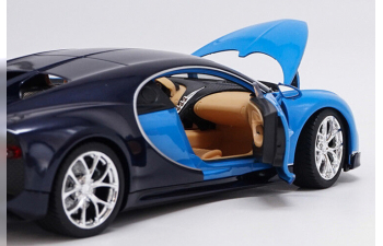 BUGATTI Chiron 2016 Blue / Light Blue