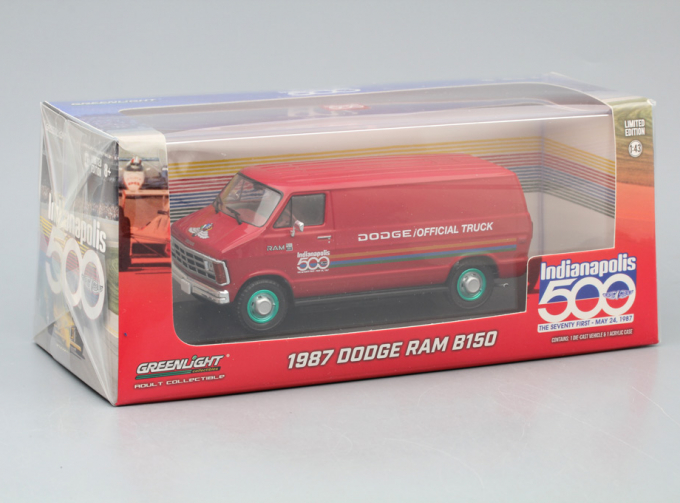 DODGE Ram B150 Van "Indianapolis 500" Official Truck 1987 (Greenlight!)