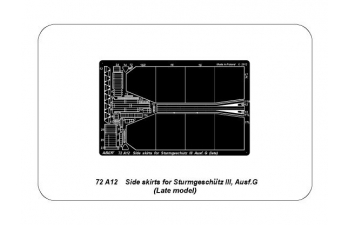 Side skirts for Strumgeschutz III (Late model)